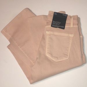 J BRAND Slim Bootcut in Blush pink stretchy high waist high rise NWT Sz 24